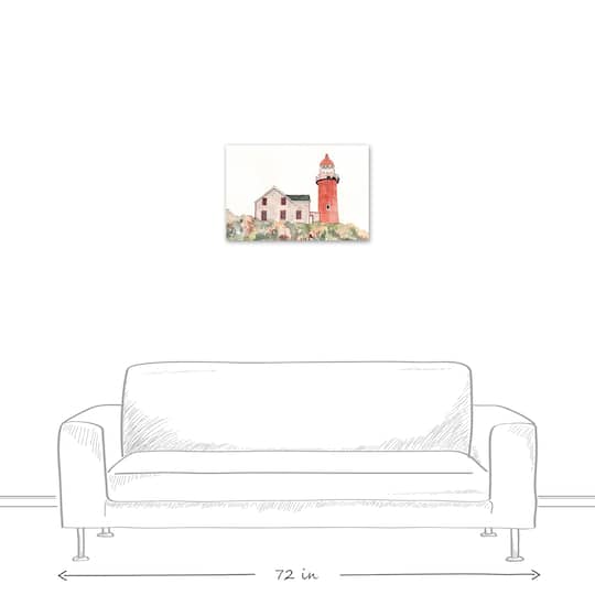 Coastal Lighthouse 24" x 16" Canvas Wall Art